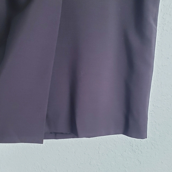 Agnona Black Wool Blend Skirt With Pockets - Picture 2 of 7